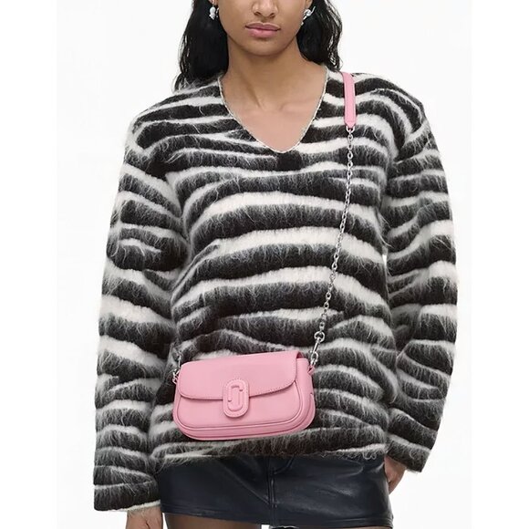 Marc Jacobs The Clover Shoulder Bag Ribbon Pink - Picture 2 of 14